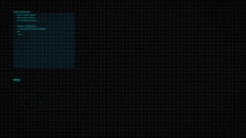 Digital HUD graphic of screen 3D. Video stock 128959045