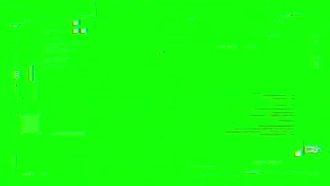 Digital HUD Interface Overlay with Technical Data Elements on a Bright Green Stock Footage 338326787