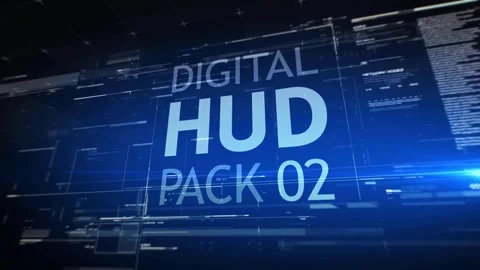 Digital HUD Pack 02 Стоковые After Effects