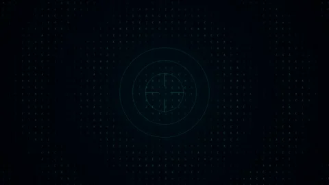Digital HUD target interface motion background loop Stock Footage 347013561