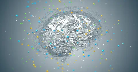 Digital Human Brain, The Future of Cognitive Computing Stock Footage 251631968