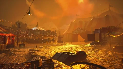 Digital Human Post-Apocalyptic Theme Park Dance 60fps Stock Footage 321455705