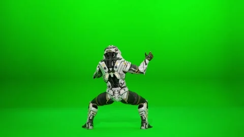 Digital Human Sci-Fi Action Sequence VFX Stock Footage 318339072