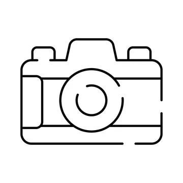 Digital icon for modern camera device technology Stock Illustration