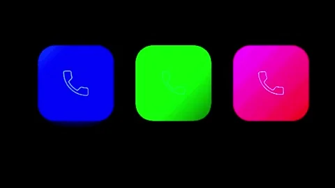 Digital Icons Floating Against Dark Background with Subtle Light Effects Stock Footage 346532570