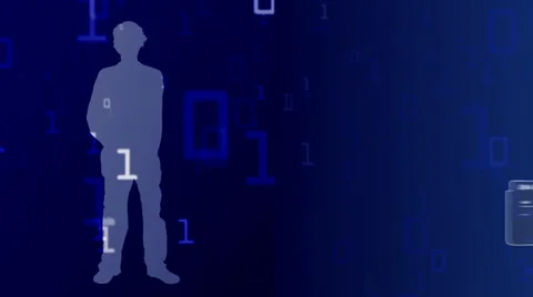 Digital identification Stockbeeldmateriaal 37527626