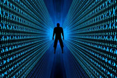 Digital identity Stockillustratie