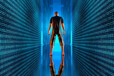 Digital identity Stockillustratie