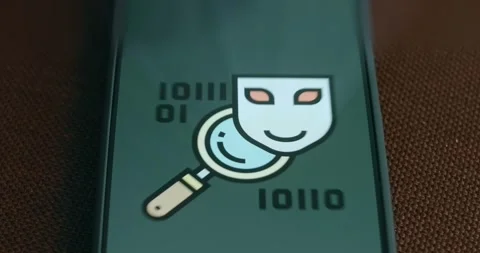 Digital Identity Inspection Icon Technology Screen Shot Stockbeeldmateriaal 310824057
