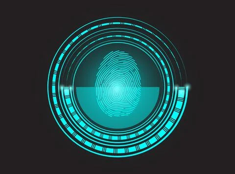 Digital Identity Nexus Stock Illustration