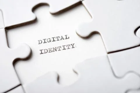 Digital identity phrase Stock Photos