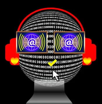Digital Idiot Stock Illustration