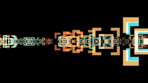 Digital illusion Of Graphic Background Vídeo Stock 76604612