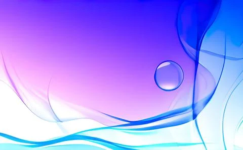 Digital illustration abstract background liquid texture with bubbles Stock Illustration
