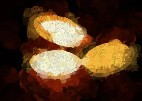 Digital Illustration Abstract Background Pattern Stock Illustration