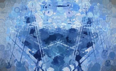 Digital Illustration Abstract Background Pattern Stock Illustration