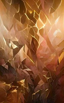 Digital illustration abstract background texture gold burr Stock Illustration