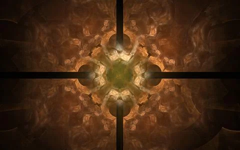 Digital illustration abstract image generated fractal background image wallpa Stock Illustration