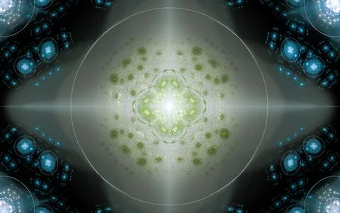 Digital illustration abstract image generated fractal background image wallpa Stock Illustration