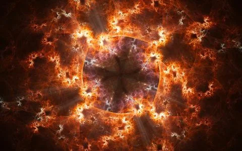 Digital illustration abstract image generated fractal background image wallpa Stock Illustration