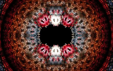 Digital illustration abstract image generated fractal background image wallpa Stock Illustration