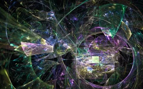 Digital illustration abstract image generated fractal background image wallpa Stock Illustration