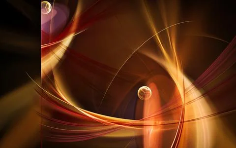 Digital illustration abstract image generated fractal background image wallpa Stock Illustration