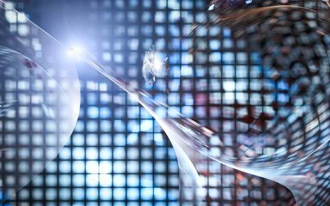 Digital illustration abstract image generated fractal background image wallpa Stock Illustration