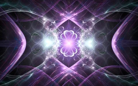 Digital illustration abstract image generated fractal background image wallpa Stock Illustration