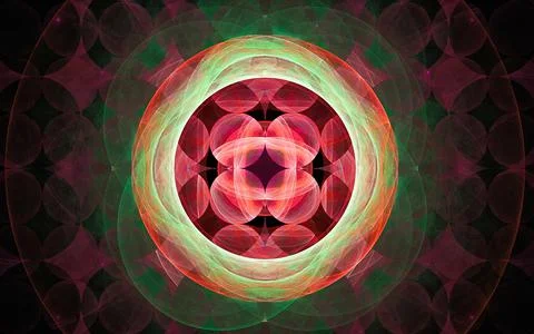 Digital illustration abstract image generated fractal background image wallpa Stock Illustration