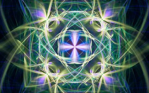 Digital illustration abstract image generated fractal background image wallpa Stock Illustration