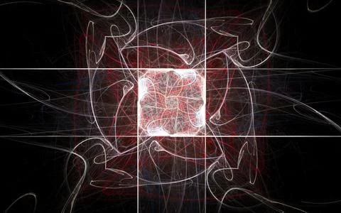 Digital illustration abstract image generated fractal background image wallpa Stock Illustration