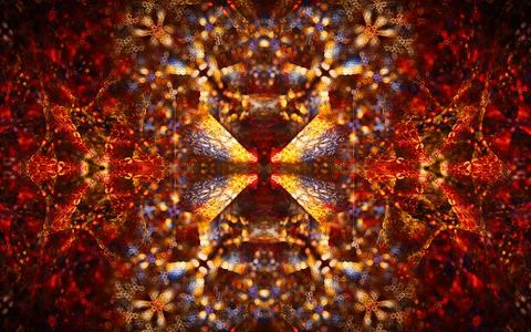 Digital illustration abstract image generated fractal background image wallpa Stock Illustration