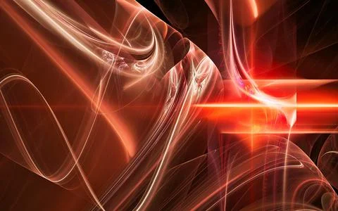 Digital illustration abstract image generated fractal background image wallpa Stock Illustration