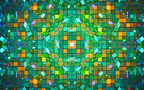 Digital illustration abstract image generated fractal background image wallpa Stock Illustration