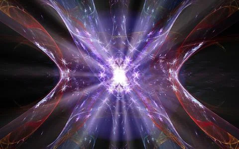 Digital illustration abstract image generated fractal background image wallpa Stock Illustration