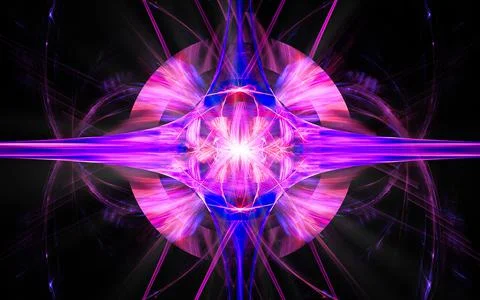 Digital illustration abstract image generated fractal background image wallpa Stock Illustration