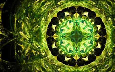 Digital illustration abstract image generated fractal background image wallpa Stock Illustration