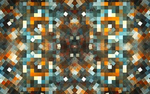 Digital illustration abstract image generated fractal background image wallpa Stock Illustration