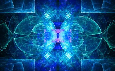 Digital illustration abstract image generated fractal background image wallpa Stock Illustration