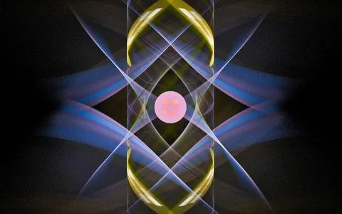 Digital illustration abstract image generated fractal background image wallpa Stock Illustration