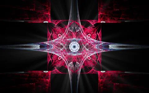 Digital illustration abstract image generated fractal background image wallpa Illustrazione stock