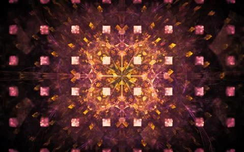 Digital illustration abstract image generated fractal background image wallpa Stock Illustration