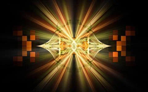 Digital illustration abstract image generated fractal background image wallpa Stock Illustration