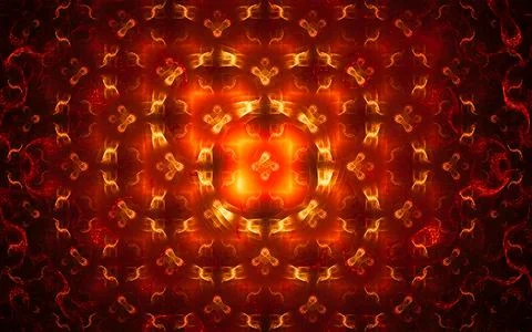 Digital illustration abstract image generated fractal background image wallpa Stock Illustration