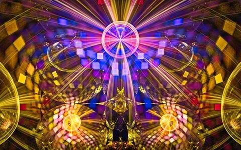 Digital illustration abstract image generated fractal background image wallpa Stock Illustration