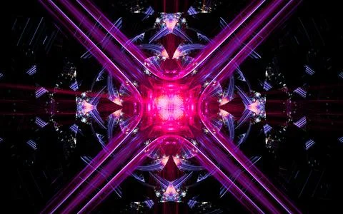 Digital illustration abstract image generated fractal background image wallpa Stock Illustration