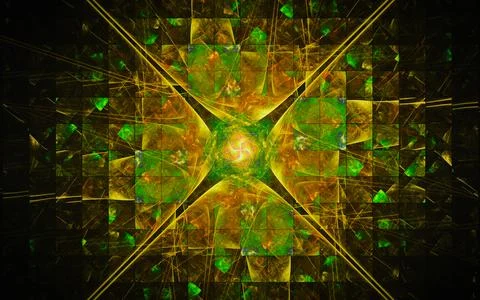 Digital illustration abstract image generated fractal background image wallpa Stock Illustration