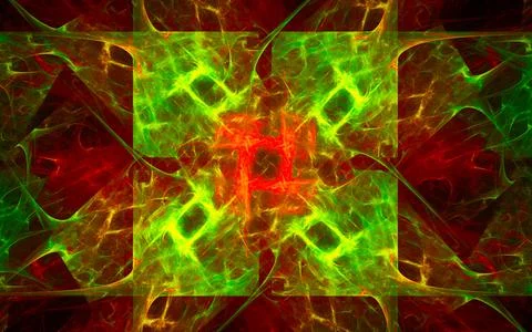 Digital illustration abstract image generated fractal background image wallpa Stock Illustration