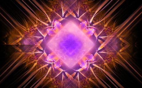 Digital illustration abstract image generated fractal background image wallpa Stock Illustration